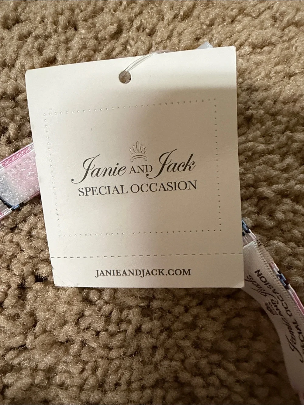 Janie and Jack special occasion boys Velcro bow tie NWT